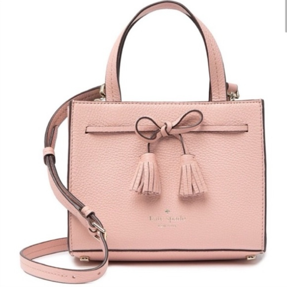 Kate Spade Hayes Pink Leather Rosycheeks Satchel NWOT